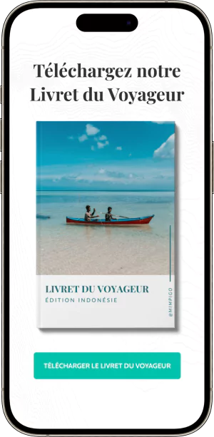 Guide voyage Indonésie à télécharger ou le livret du voyageur de l'agence de voyages en Indonésie MimpiGO